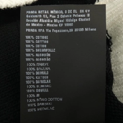 Áo len cổ tròn cotton PRADA 627819