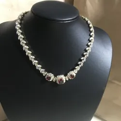 Vòng cổ đính đá