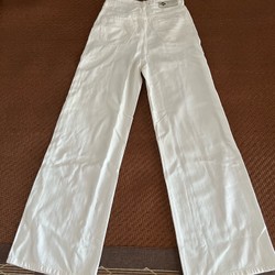 Quần jeans Lee Copper ống rộng eo 24inch, màu trắng chính hãng  164847