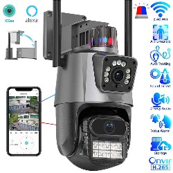 Camera wifi 2 mắt AI ngoài trời. 23470