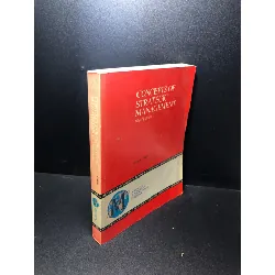[Sách Cũ SCGR] Concepts of strategic management , third edition Fred R David mới 80% ố , bẩn HCM0111