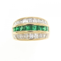 Nhẫn Emerald K18YG 1.27CT - Hàng hiệu Chính hãng 850305