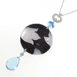 750WG Dây chuyền đá màu - Hàng hiệu Authentic 846875