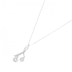 K18WG Hoa Diamond Dây chuyền 0.53CT - Hàng hiệu Chính hãng 860889