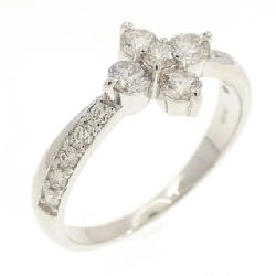 【Sản phẩm mới】Nhẫn kim cương PT950 hình hoa 0.50CT