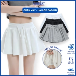 Chân váy dáng xoè Normalist phong cách tối giản, chất cotton thoáng mát da