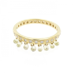 【Sản phẩm mới】Nhẫn kim cương vĩnh cửu K18YG 0.67CT