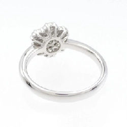 Nhẫn kim cương hoa K18WG 0.50CT 673087