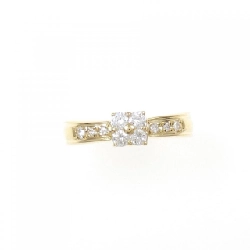 Nhẫn kim cương 750YG 0.25CT 670573