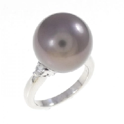 Nhẫn ngọc trai đen PT900 13.2mm - Hàng hiệu Authentic