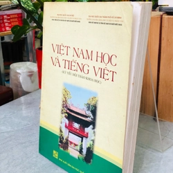 VIỆT NAM HỌC VÀ TIẾNG VIỆT 383966