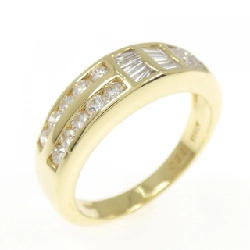 Nhẫn kim cương 750YG 0.58CT