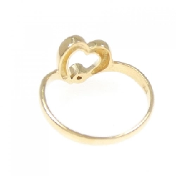 Nhẫn kim cương hình trái tim K18YG 668724