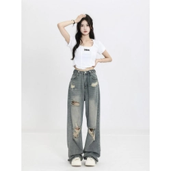 Quần jeans dáng rộng 387373