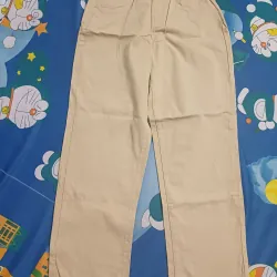 QUẦN BAGGY KAKI NỮ - MÀU BE - SIZE S 756449