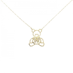 K18YG Bear Diamond Necklace 0.05CT - Hàng hiệu Authentic
