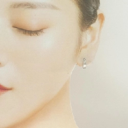 PT950 Bông tai kim cương 0.02CT - Hàng hiệu Chính hãng 864665