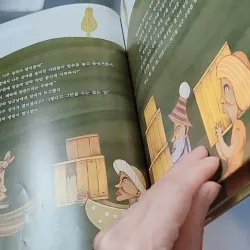 [Tặng nẹp góc] Truyện thiếu nhi Hàn Quốc: Moyamo Anu 25 -  모야모 아누와: 고집쟁이 임금님;. 움찔움찔 토끼 코 732018