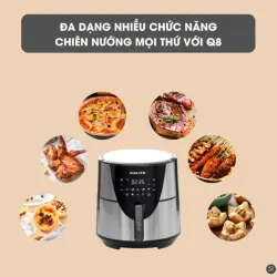 🔥 KALITE Q8 – Nồi chiên không dầu 8L, chiên giòn nhanh, không lo béo! 708683