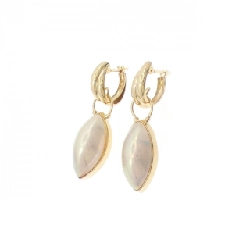 K18YG Mabe Pearl Earrings - Hàng hiệu Authentic 867350