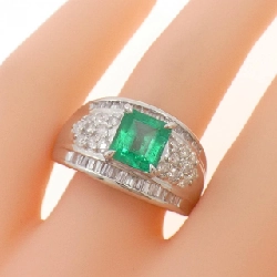 Nhẫn Emerald PT900 1.16CT - Hàng hiệu Chính hãng 847460