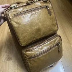 Balo nam 29x40x12 da thật 2hand 1013067