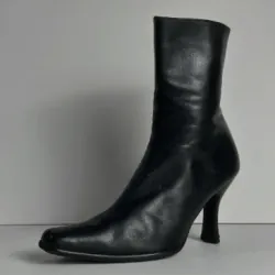 Ankle Boots Mũi Nhọn Màu Đen ( 1041848