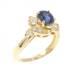 Nhẫn Sapphire K18YG 0.11CT