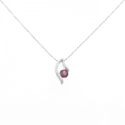 K18WG Garnet Necklace - Hàng hiệu Authentic