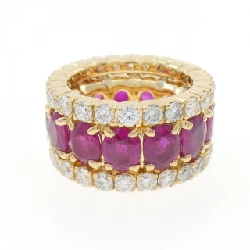 Nhẫn Ruby K18YG 7.617CT - Hàng hiệu Chính hãng 851871