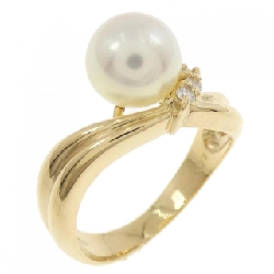 Nhẫn ngọc trai Akoya K18YG 7.4mm