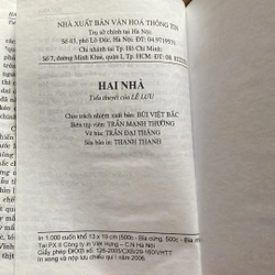 HAI NHÀ, TIỂU THUYẾT LÊ LỰU, BẢN BÌA CỨNG (XB 2006) 518857