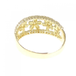 Nhẫn kim cương hoa K18YG 0.45CT 666819