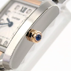 Cartier Tank Française SM PG kết hợp - 11P WE110004 SSxPG Quarts - Hàng hiệu Authentic 873019