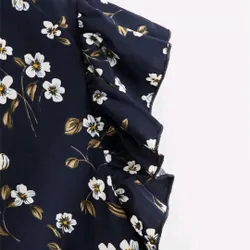 Áo Crop top hoa xinh xắn y hình 608886