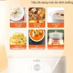 🧡 UNIE USC08W – Dung tích 0.8L siêu tiết kiệm, phù hợp bé – người già – gia đình nhỏ! 716044