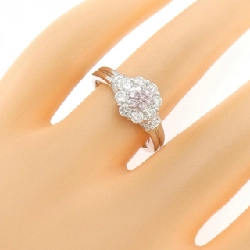 Nhẫn kim cương hồng PT900 hoa 0.12CT - Hàng hiệu Authentic 851621