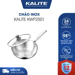 Chảo inox 304 lòng sâu Kalite KWP2501 chống dính chống xước 695130
