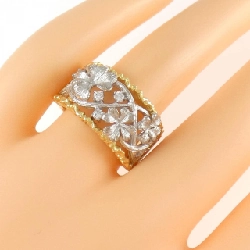 Nhẫn kim cương 18KYG/18KWG 0.10CT 671436