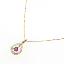 Dây chuyền ruby 750YG/K18YG - Hàng hiệu Authentic 858361