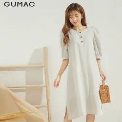 Đầm suông xẻ trụ, size S, shop Gumac