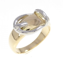 Nhẫn K18YG/PT900 - Hàng hiệu Authentic