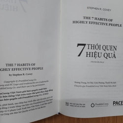Sách 7 thói quen hiệu quả của Stephen Covey mới 95% 527323