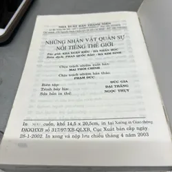 NHỮNG NHÂN VẬT QUÂN SỰ NỔI TIẾNG THẾ GIỚI - KHA XUÂN KIỀU, HÀ NHÂN HỌC 653080