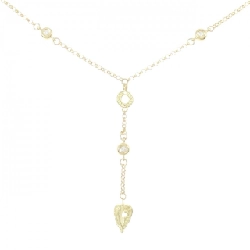 Dây chuyền kim cương K18YG 0.06CT - Hàng hiệu Chính hãng