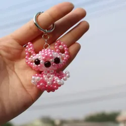 Móc khoá Stitch bằng cườm 934135