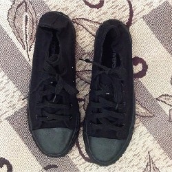 Giày  đen full cổ ngắn (Size 39) 17523