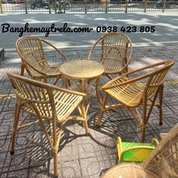 Bàn ghế sò mây cafe giá rẻ 469630