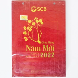 Cuốn lịch Bloc Ngân hàng TMCP Sài Gòn SCB xưa (Năm 2022)