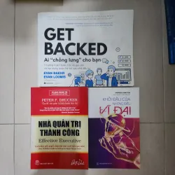 Combo 3 quyển Ai chống lưng cho bạn và Nhà quản trị thành công
